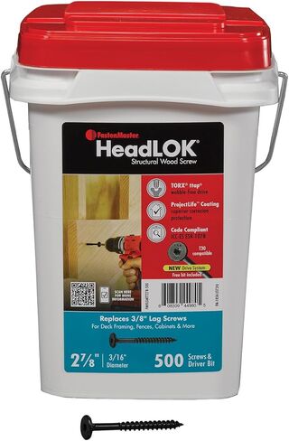 FastenMaster FMHLGMTT278-500 HeadLOK Heavy-Duty TORX® ttap® Flathead Fastener, 2-7/8 inches, 500 Count in Saudi Arabia