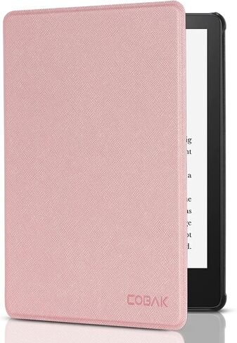 حافظة CoBak لجهاز Kindle Paperwhite الجيل الحادي عشر 2021 مقاس 6.8 بوصة - غطاء ذكي مع ميزة التنبيه التلقائي للنوم، خفيف الوزن، نحيف، مصنوع من جلد البولي يوريثان in Saudi Arabia