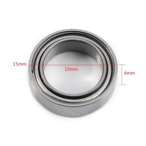 10 قطع محامل 10 × 15 × 4 مم، محمل رفيع مزدوج الحماية 6700ZZ، محامل كروية فولاذية ذات أخدود عميق، محمل لوح تزلج قوي لمعدات أدوات المحرك مشروع مختلف in Kuwait