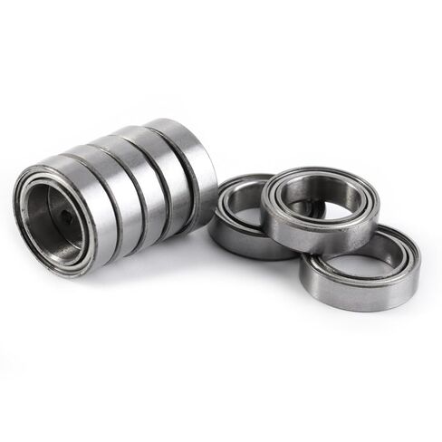 10 قطع محامل 10 × 15 × 4 مم، محمل رفيع مزدوج الحماية 6700ZZ، محامل كروية فولاذية ذات أخدود عميق، محمل لوح تزلج قوي لمعدات أدوات المحرك مشروع مختلف in Kuwait