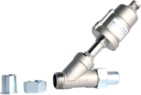 1PCS JDF200S015NCSV Stainless Steel Valve External Thread Welding Connection Angle seat Valve Sleeve Joint Type(SS304 020NCSV SS) in Kuwait