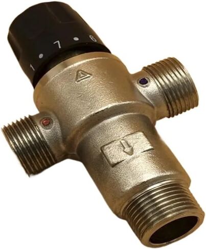 1PCS 3/4"(DN20) Brass Solar Water Heater Thermostatic Mixing Valve in Saudi Arabia