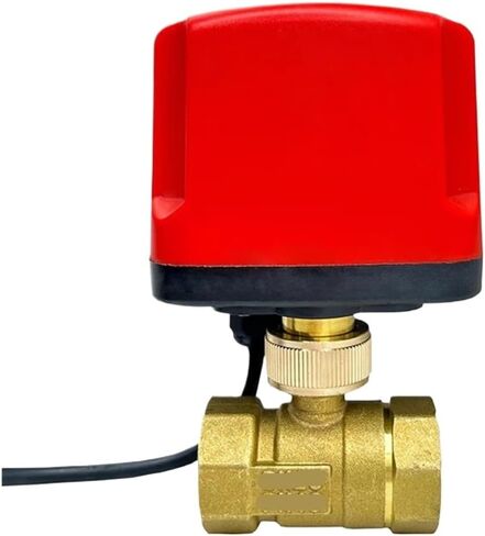1PCS 220AC 1/2" 3/4" 1" 2" Waterproof Ball Valve 220V 12V 24V Brass Ball Valve Three-Wire or Two-Wire Brass Ball Valve(1-1/2",220AC_CR04) in Kuwait