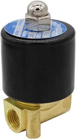 1PCS Solenoid Water Valve 2W025-08 12V Valve 24V 220V Pneumatic Valve Oil and Gas(220V,Alloy Body) in Kuwait