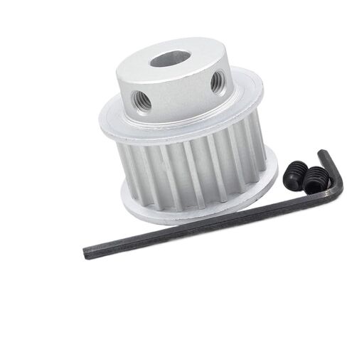 16 17 18 Teeth HTD 5M Timing Pulley BF Bore 5/6/6.35/7/8/10/12/14/15/16/19mm for HTD5M Belt Width 15/20/25mm 16T 17T 18T(12mm-keyway5x2.3mmBF,16 Teeth,20mm W) in Saudi Arabia