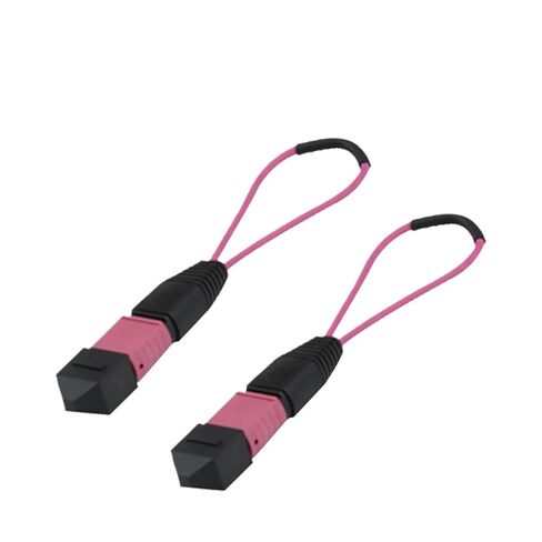 2-Piece MPO/MTP Fiber Loopback Female Single Mode OM3 OM4 Adapter 8/12/24 Core Ring(Single-Mode 12 Cores) in Saudi Arabia