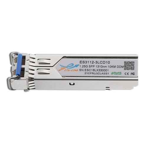 وحدة بصرية جيجابت أحادية الوضع 10KM 1.25G ثنائية الألياف SFP 1310nm متوافقة عالميًا مع H3C in Saudi Arabia