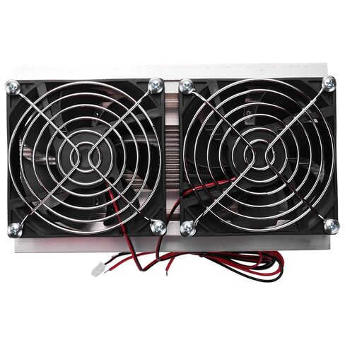 1 قطعة 200x115x8.5 مللي متر 120 واط بلتيير الحرارية التبريد أشباه الموصلات نظام التبريد عدة مروحة مزدوجة in Kuwait