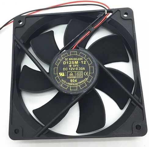D12SM-12 D12SL-12 D12SH-12 DC 12V 0.30A 12025 فائقة الصمت وحدة إمداد الطاقة للكمبيوتر مروحة التبريد in Kuwait