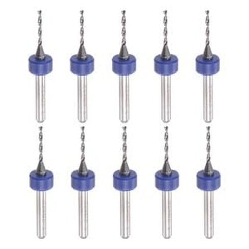 #US 1/8" Shank 1.25mm Tungsten CNC Engraving Micro PCB Drill Bits 10Pcs in Saudi Arabia