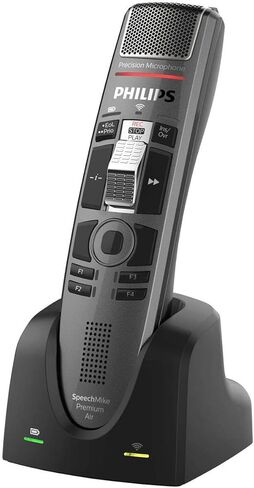 ميكروفون USB للإملاء اللاسلكي SpeechMike Premium Air من Philips، مفتاح منزلق in Saudi Arabia
