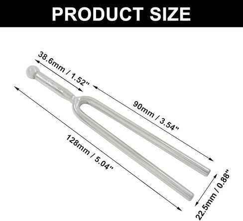 1Pcs 440Hz Standard A Tuning Fork, 440 Hz Tuning Fork, Perfect for Violin Mandolin Guitar/Instrument Players in Saudi Arabia