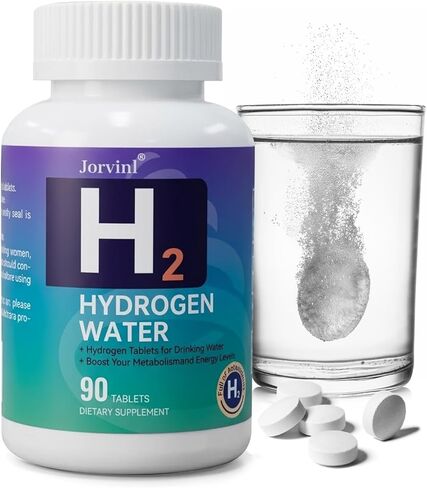 Hydrogen Water Tablets with 150 MG Magnesium,Rich in antioxidants | 12 PPM H2 Molecular Hydrogen for Fitness, Travel & Office Use, Supports Cellular Health, Recovery & Cognitive Function in Saudi Arabia