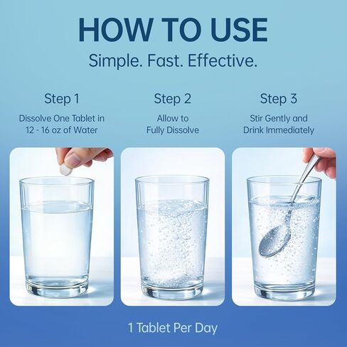 Hydrogen Water Tablets with 150 MG Magnesium,Rich in antioxidants | 12 PPM H2 Molecular Hydrogen for Fitness, Travel & Office Use, Supports Cellular Health, Recovery & Cognitive Function in Saudi Arabia