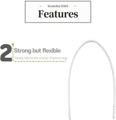 خدش الحكة ومطهر منظف للحكة وتنظيف الأذرع والساقين المغطاة بالصب من الحكة، تتضمن 2 عصا in Kuwait