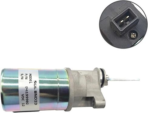 04199902 Diesel Engine Shutdown Solenoid Valve for Engine Excavator Parts in Saudi Arabia