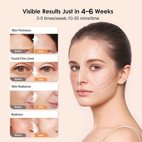 Led Light Therapy Mask Led Fack Mask Light Therapy for Face and Neck, 7 Modes Red Light Therapy Mask for Wonem & Men Rechageable Skin Care Mask for Home Use Working Travel Yoga in Saudi Arabia