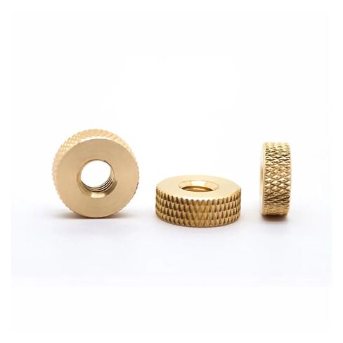 Knurled Hand Nut/Copper Round Nut Adjusting Anilox Nut M3-M6(3pcs M5X12X4.5) in Saudi Arabia