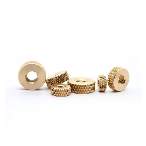 Knurled Hand Nut/Copper Round Nut Adjusting Anilox Nut M3-M6(3pcs M5X12X4.5) in Saudi Arabia