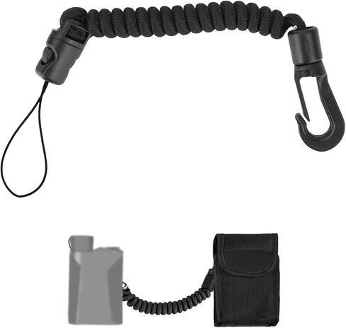 Rangefinder Tether, 8-40cm/3.15-15.75in High-Density Polyester Retractable Rangefinder Lanyard Suitable for Hunting Fishing Mountaineering Camping Range Finder in Saudi Arabia