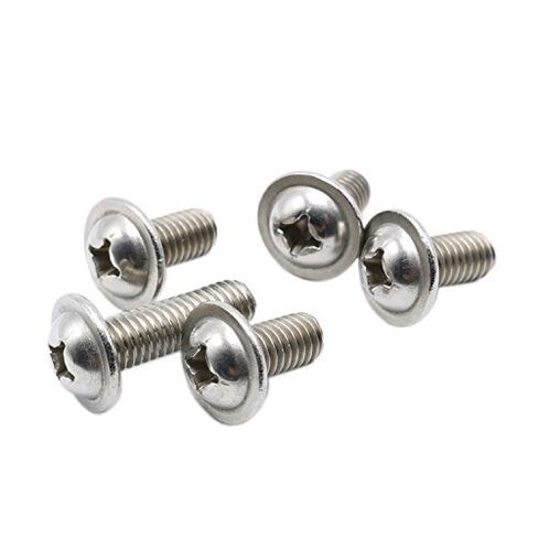M3 x 5mm Phillips Drive Pan Washer Head Machine Screw Stainless Steel Pack 100-piece in Saudi Arabia