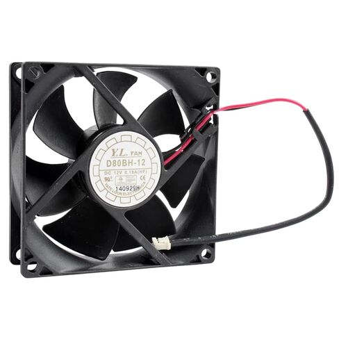D80BH-12 8 سم 80 مم مروحة 80 × 80 × 25 مم DC12V 0.18A 2pin مروحة تبريد لهيكل الكمبيوتر مزود الطاقة in Saudi Arabia