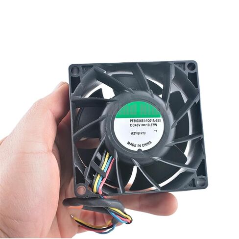 PF80384B1-1Q01A-SE9 8 سنتيمتر 80 مللي متر مروحة 80x80x38 مللي متر DC48V 10.37 واط عالية السرعة مروحة التبريد لسيارات الخادم in Saudi Arabia