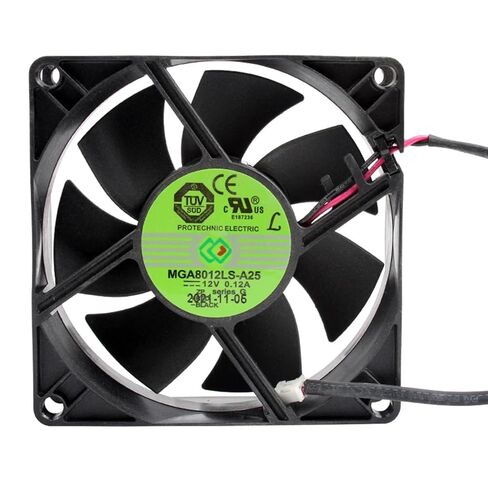 MGA8012LS-A25 8cm 80mm Fan 80x80x25mm DC12V 0.12A 2pin Cooling Fan for Chassis Power Supply in Saudi Arabia