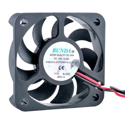 RSH5010 5 سنتيمتر 50 مللي متر مروحة 50x50x10 مللي متر DC12V 0.09A 2 خطوط 4500 دورة في الدقيقة محوري تدفق مروحة تبريد مروحة التبريد لشاحن الطاقة المرطب in Saudi Arabia