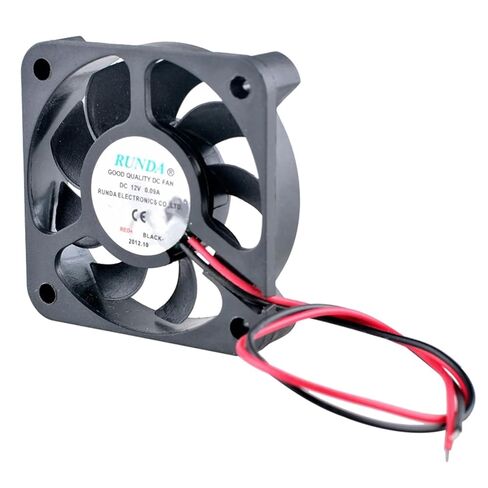 RSH5010 5 سنتيمتر 50 مللي متر مروحة 50x50x10 مللي متر DC12V 0.09A 2 خطوط 4500 دورة في الدقيقة محوري تدفق مروحة تبريد مروحة التبريد لشاحن الطاقة المرطب in Saudi Arabia