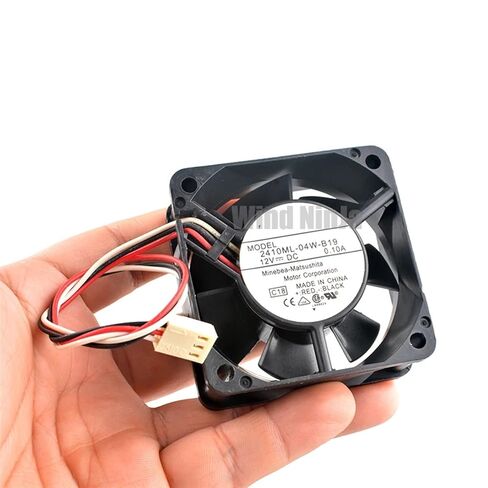 2410ML-04W-B19 6 سنتيمتر 60 مللي متر مروحة 60x60x25 مللي متر DC12V 0.10A 3pin مروحة تبريد هادئة لهيكل وحدة المعالجة المركزية مصدر الطاقة in Saudi Arabia