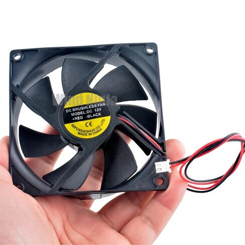 9.2cm 92mm Fan 92x92x25mm DC12V 0.22A 2pin 2700rpm Circular Cooling Fan for Chassis Power Supply in Saudi Arabia