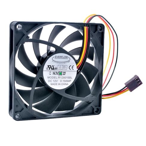 R128015BL 8 سنتيمتر 80 مللي متر مروحة 80x80x15 مللي متر 8015 DC12V 0.19A 3 خطوط RPM مراقبة مروحة التبريد لوحدة المعالجة المركزية in Saudi Arabia