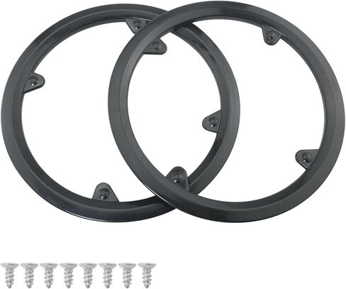 2PCS Bicycle Sprocket Cover Plastic Gear Shield with Screws Road and Mountain Bike Chain Protector Crankset Cover 9.6x10.6cm Black in Saudi Arabia
