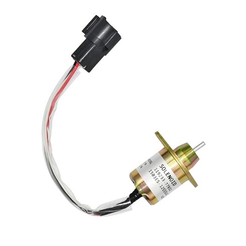 الملف اللولبي لإيقاف الوقود YM119233-77932 11923377932 متوافق مع المحرك 2D70E-5S-BA 3D76E-5N-BA 3D76E-6 3D78AE-3A in Saudi Arabia