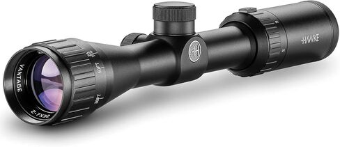 HAWKE Vantage 2-7x32 AO Mil-Dot Waterproof Fogproof Shockproof Aluminium Hunting Scope or Vantage 2-7x32 AO Mil-Dot Hunting Scope with Match Mount 2-Piece 1in Medium Weaver Scope Rings (Bundle) in Saudi Arabia