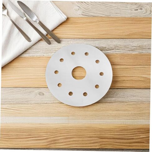 Mobestech 2pcs Stainless Steel Heat Diffuser Plate for Gas Electric Stoves Efficient Thermal Conductive Cooking Sheet for Pots Pans Compact Design for Easy Storage in Saudi Arabia