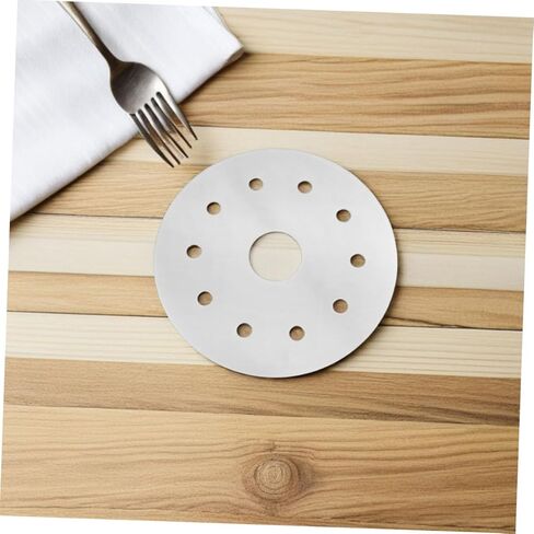 Mobestech 2pcs Stainless Steel Heat Diffuser Plate for Gas Electric Stoves Efficient Thermal Conductive Cooking Sheet for Pots Pans Compact Design for Easy Storage in Saudi Arabia
