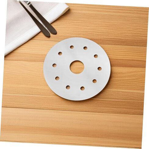Mobestech 2pcs Stainless Steel Heat Diffuser Plate for Gas Electric Stoves Efficient Thermal Conductive Cooking Sheet for Pots Pans Compact Design for Easy Storage in Saudi Arabia