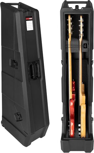 Gator Cases Mini Vault Guitar Case لشخصين (2) القيثارات الكهربائية ؛ Rev 2 (GTR-Minivault-E2R2) in Saudi Arabia