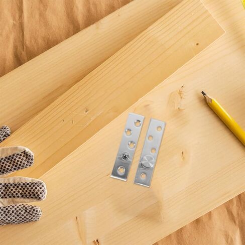 VALICLUD 2 أزواج من الفولاذ المقاوم للصدأ المتوسط ​​باللون الفضي المصقول 360 درجة مفصلات أبواب محورية دوارة مخفية - أجهزة عمود للأبواب الخشبية in Kuwait