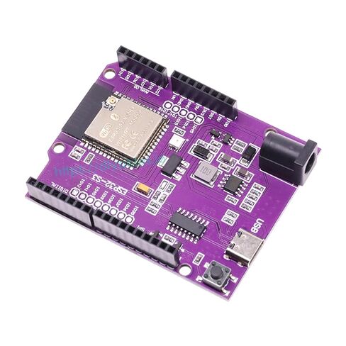 ESP32 S3 Development Board with ESP32-S3-WROOM-1-N16R8 WiFi Bluetooth, Uno Compatible Form Factor, Works with Arduino IDE, Supports Uno Compatible Shields in Saudi Arabia