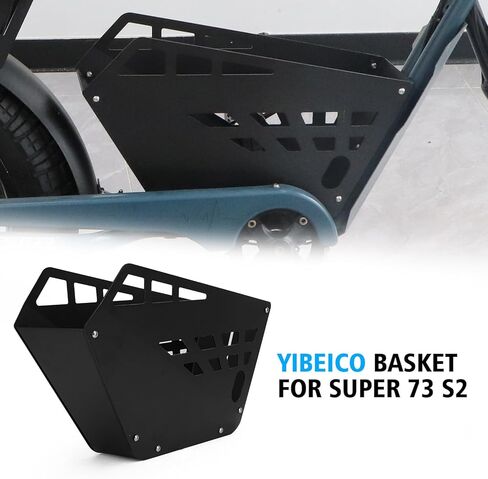Basket for Super 73 S2, Aluminum Center Luggage Holder Storage Carrier Center Travel Basket, Accessoires for Super 73 in Saudi Arabia