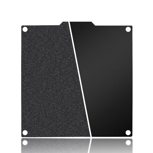 257x257mm Black Build Plate forBambu Lab X1/P1P/ P1S, Double Sided Textured PEI+Smooth PEI Flexible Spring Steel Platform Heated Printing Bed for Bambu Lab X1/P1P/ P1S 3D Printer in Saudi Arabia