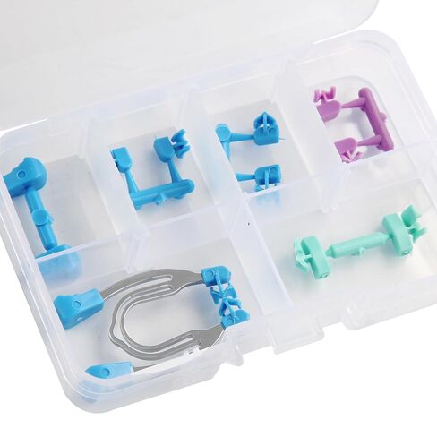 Dental Matrix System Sectional Contoured Matrices Metal Clips Clamps Autoclave Spring Clip Rings(Type C） in Kuwait