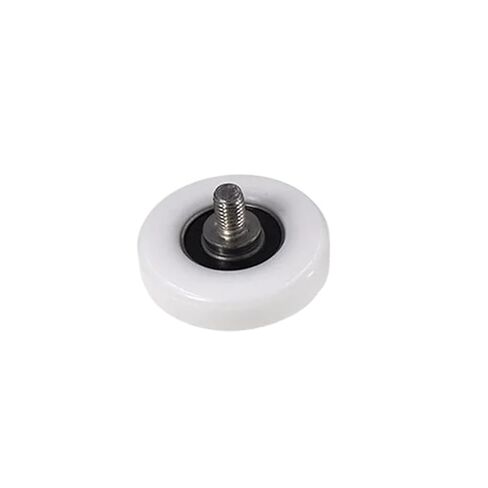 Externally Threaded POM Plastic Bearing BS620060-12C2L12M8 high wear-Resistant Nylon Threaded Guide Wheel in Saudi Arabia