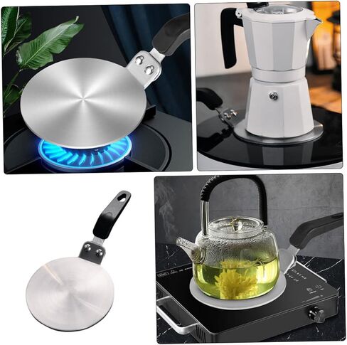 Happyyami Heat Diffuser Induction Converter Plate for Cooking Milk and Dairy Products Thick Upgrade Safe and Efficient Heat Distribution for Gas Stoves and Induction Cookers in Saudi Arabia