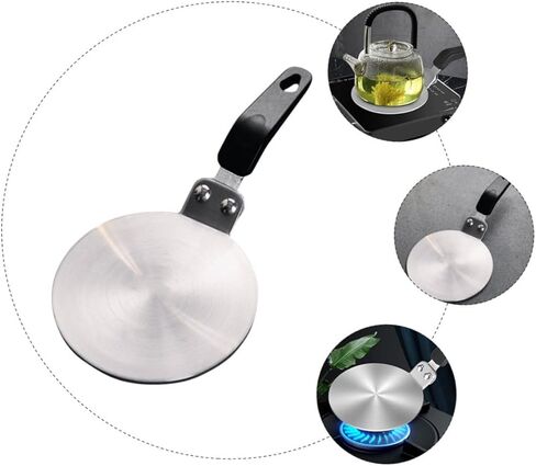 Happyyami Heat Diffuser Induction Converter Plate for Cooking Milk and Dairy Products Thick Upgrade Safe and Efficient Heat Distribution for Gas Stoves and Induction Cookers in Saudi Arabia
