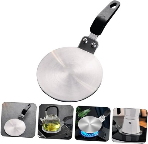 Happyyami Heat Diffuser Induction Converter Plate for Cooking Milk and Dairy Products Thick Upgrade Safe and Efficient Heat Distribution for Gas Stoves and Induction Cookers in Saudi Arabia