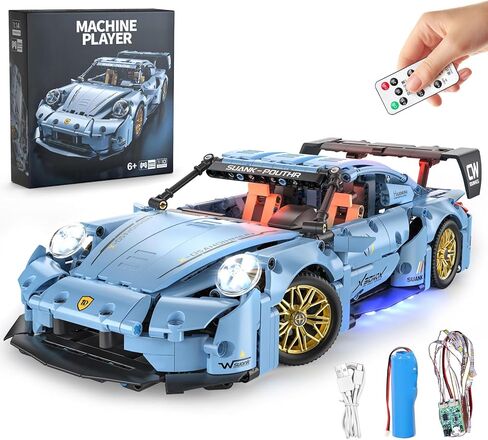 PIKARO Sports Car Building Set for Boys & Adults - Collectible Race Model Car Kits to Build, 1:14 MOC Toys, Birthday Gift for Kids Teens Ages 8-14 12-16 in Saudi Arabia